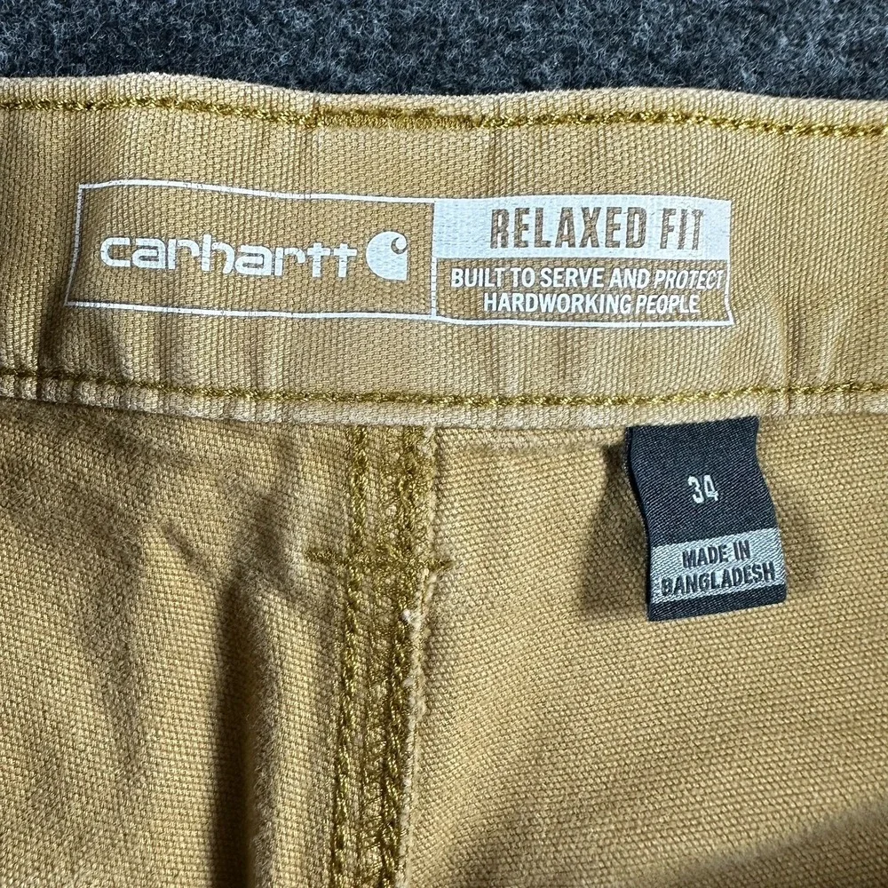 Carhartt Rugged Flex Relaxed Fit Rigby Short Size 34‎ Dark Khaki 9